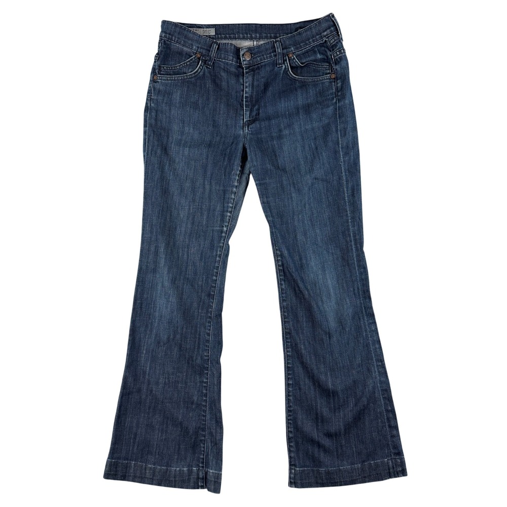 Citizens of Humanity Jeans Womens 30 Hutton 251 Blue High Rise Wide Leg USA Made